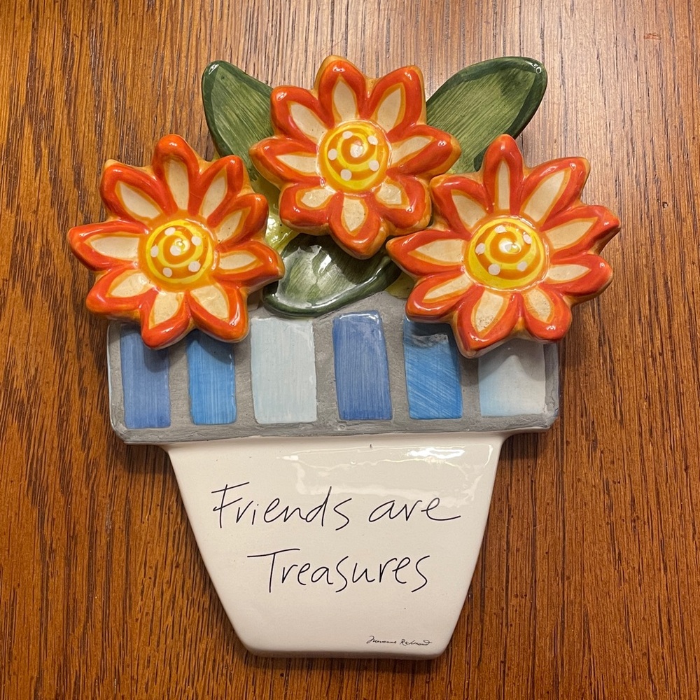 Marianne Richmond Art From The Heart 2004 “Friends are Treasures” Wall Decor